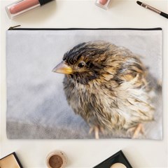 Funny Wet Sparrow Bird Cosmetic Bag (xxxl) by FunnyCow