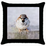 Do Not Mess With Sparrows Throw Pillow Case (Black) Front