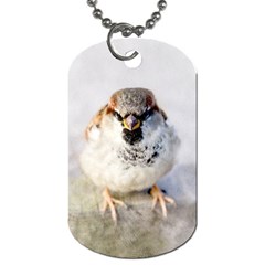 Do Not Mess With Sparrows Dog Tag (one Side) by FunnyCow