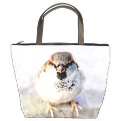 Do Not Mess With Sparrows Bucket Bags by FunnyCow