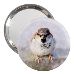 Do Not Mess With Sparrows 3  Handbag Mirrors by FunnyCow