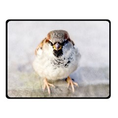 Do Not Mess With Sparrows Double Sided Fleece Blanket (small)  by FunnyCow