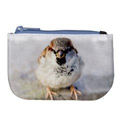 Do Not Mess With Sparrows Large Coin Purse by FunnyCow