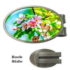 Crab Apple Flowers Money Clips (oval)  by FunnyCow