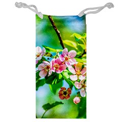 Crab Apple Flowers Jewelry Bags by FunnyCow