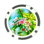 Crab Apple Flowers Poker Chip Card Guard Front