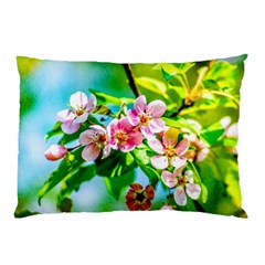 Crab Apple Flowers Pillow Case by FunnyCow