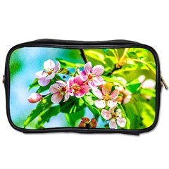 Crab Apple Flowers Toiletries Bags 2-side by FunnyCow