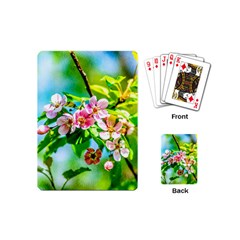 Crab Apple Flowers Playing Cards (mini)  by FunnyCow