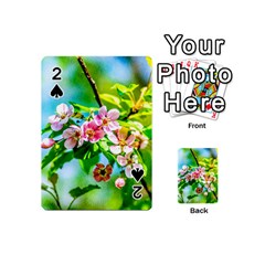 Crab Apple Flowers Playing Cards 54 (mini)  by FunnyCow