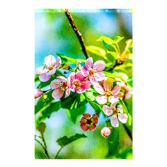 Crab Apple Flowers Shower Curtain 48  X 72  (small)  by FunnyCow