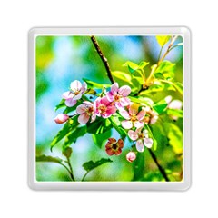 Crab Apple Flowers Memory Card Reader (square) by FunnyCow