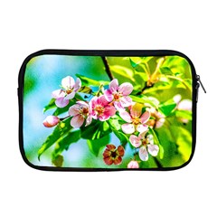 Crab Apple Flowers Apple Macbook Pro 17  Zipper Case by FunnyCow