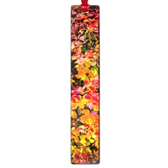 Orange, Yellow Cotoneaster Leaves In Autumn Large Book Marks by FunnyCow