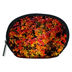 Orange, Yellow Cotoneaster Leaves In Autumn Accessory Pouches (medium)  by FunnyCow