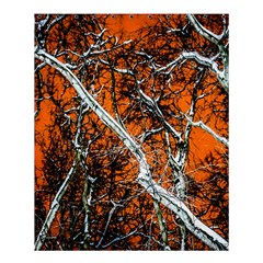 Red Night Of Winter Shower Curtain 60  X 72  (medium)  by FunnyCow