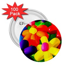 Toy Balloon Flowers 2 25  Buttons (100 Pack)  by FunnyCow