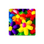 Toy Balloon Flowers Square Magnet Front