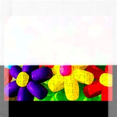 Toy Balloon Flowers Rectangular Jigsaw Puzzl by FunnyCow