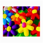 Toy Balloon Flowers Small Glasses Cloth Front