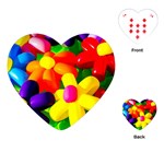 Toy Balloon Flowers Playing Cards (Heart)  Front