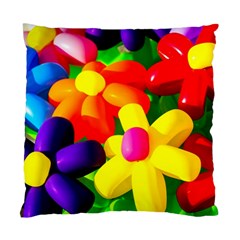 Toy Balloon Flowers Standard Cushion Case (one Side) by FunnyCow