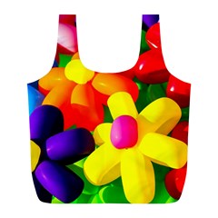 Toy Balloon Flowers Full Print Recycle Bags (l)  by FunnyCow