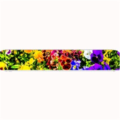 Viola Tricolor Flowers Small Bar Mats by FunnyCow