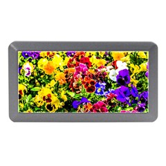 Viola Tricolor Flowers Memory Card Reader (mini) by FunnyCow