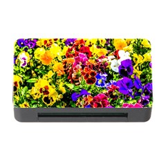 Viola Tricolor Flowers Memory Card Reader With Cf by FunnyCow