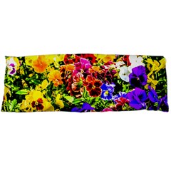 Viola Tricolor Flowers Body Pillow Case (dakimakura) by FunnyCow