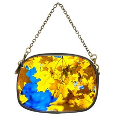 Yellow Maple Leaves Chain Purses (two Sides)  by FunnyCow