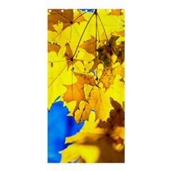 Yellow Maple Leaves Shower Curtain 36  X 72  (stall)  by FunnyCow