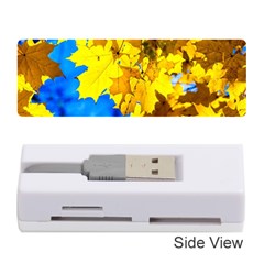 Yellow Maple Leaves Memory Card Reader (stick) by FunnyCow