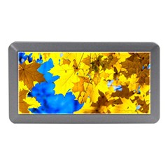 Yellow Maple Leaves Memory Card Reader (mini) by FunnyCow