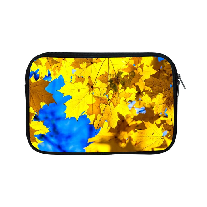 Yellow Maple Leaves Apple iPad Mini Zipper Cases