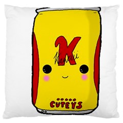 Kawaii Cute Tennants Lager Can Large Cushion Case (two Sides) by CuteKawaii1982