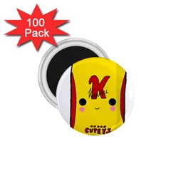 Kawaii Cute Tennants Lager Can 1 75  Magnets (100 Pack) 