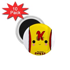 Kawaii Cute Tennants Lager Can 1 75  Magnets (10 Pack) 