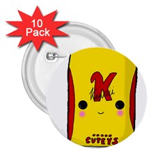 Kawaii Cute Tennants Lager Can 2 25  Buttons (10 Pack)  by CuteKawaii1982