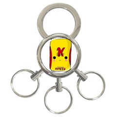 Kawaii Cute Tennants Lager Can 3-ring Key Chains