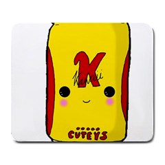 Kawaii Cute Tennants Lager Can Large Mousepads by CuteKawaii1982