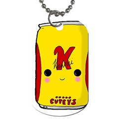 Kawaii Cute Tennants Lager Can Dog Tag (one Side) by CuteKawaii1982