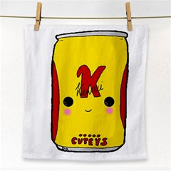 Kawaii Cute Tennants Lager Can Face Towel by CuteKawaii1982