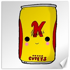 Kawaii Cute Tennants Lager Can Canvas 16  X 16   by CuteKawaii1982