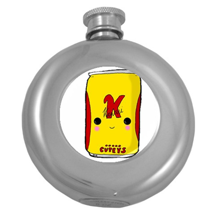 Kawaii cute Tennants Lager Can Round Hip Flask (5 oz)