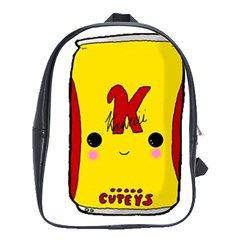 Kawaii Cute Tennants Lager Can School Bag (large) by CuteKawaii1982