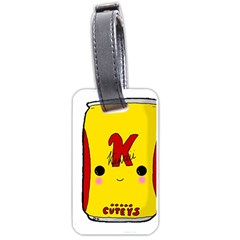 Kawaii Cute Tennants Lager Can Luggage Tags (one Side) 