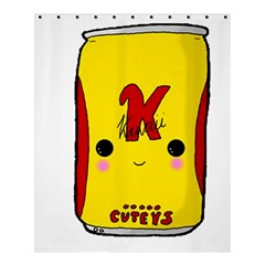 Kawaii Cute Tennants Lager Can Shower Curtain 60  X 72  (medium)  by CuteKawaii1982