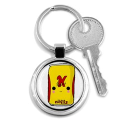 Kawaii Cute Tennants Lager Can Key Chains (round)  by CuteKawaii1982